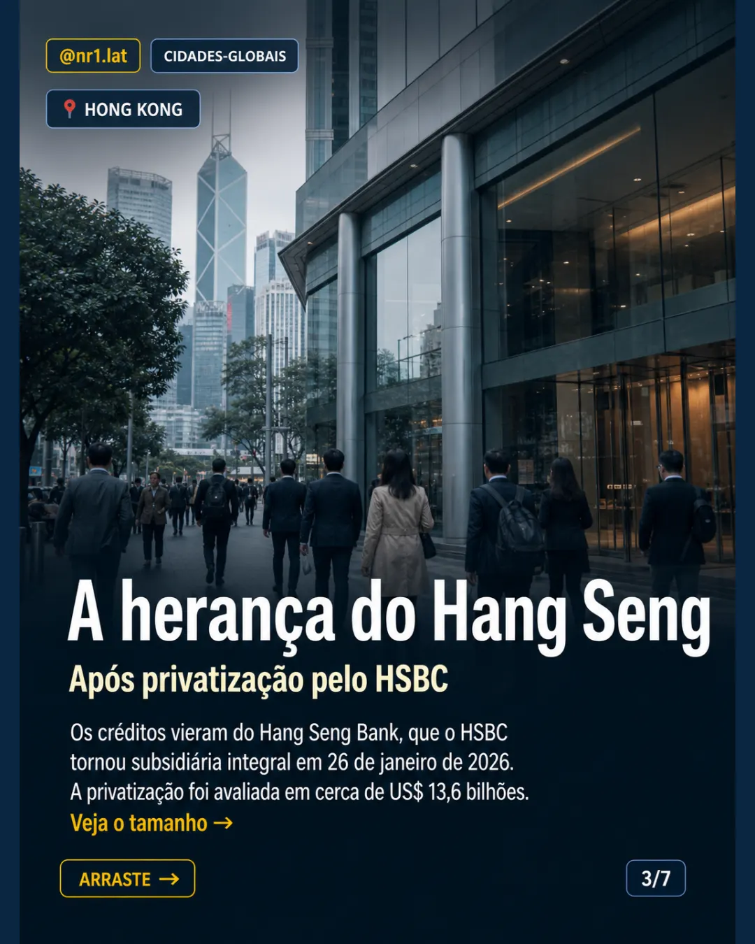 HSBC testa venda de US$ 3,5 bi em crédito imobiliário em Hong Kong — imagem 3 de 7