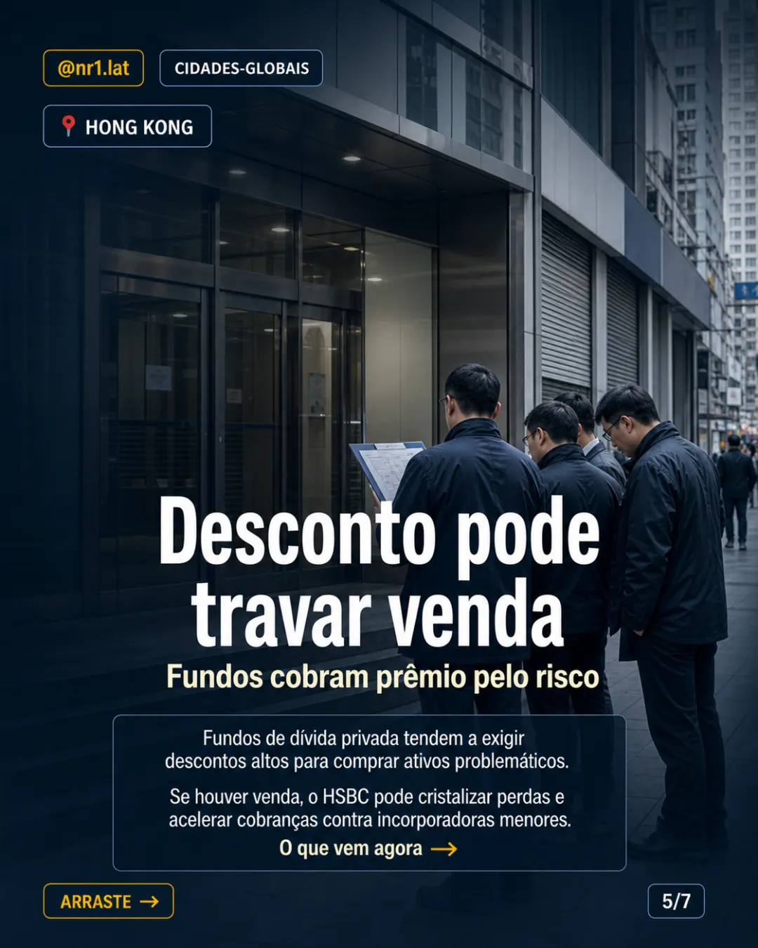 HSBC testa venda de US$ 3,5 bi em crédito imobiliário em Hong Kong — imagem 5 de 7