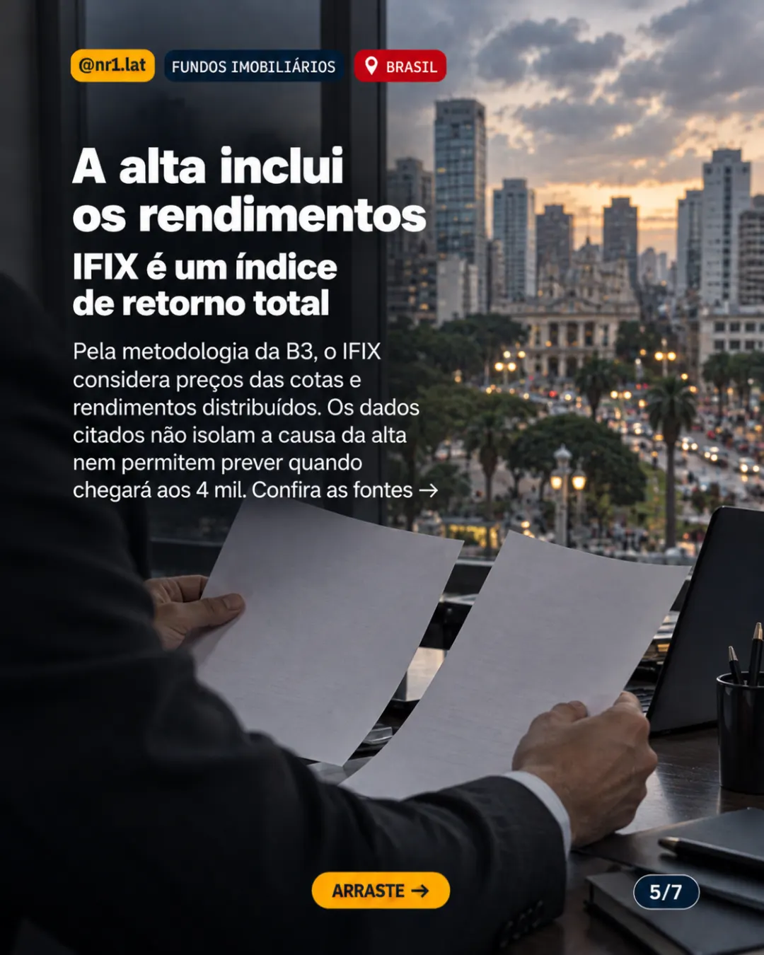 IFIX sobe 5,74% na semana no Brasil e se aproxima dos 4 mil — imagem 5 de 7