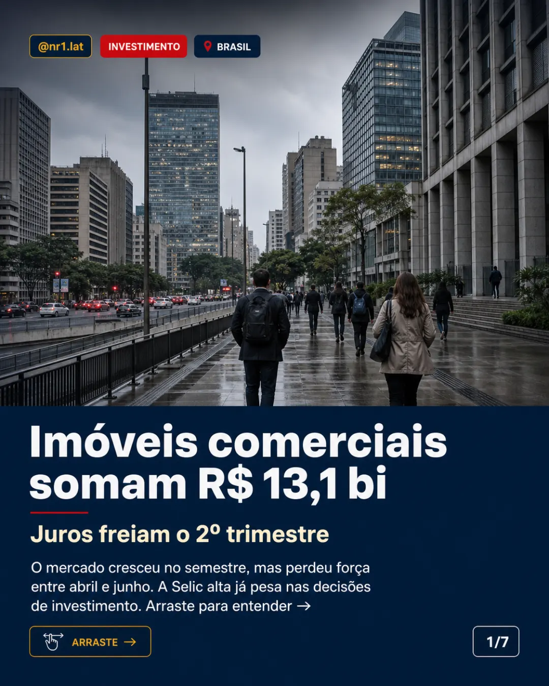 Imóveis comerciais somam R$ 13,1 bi no Brasil, mas juros freiam 2º tri — imagem 1 de 7
