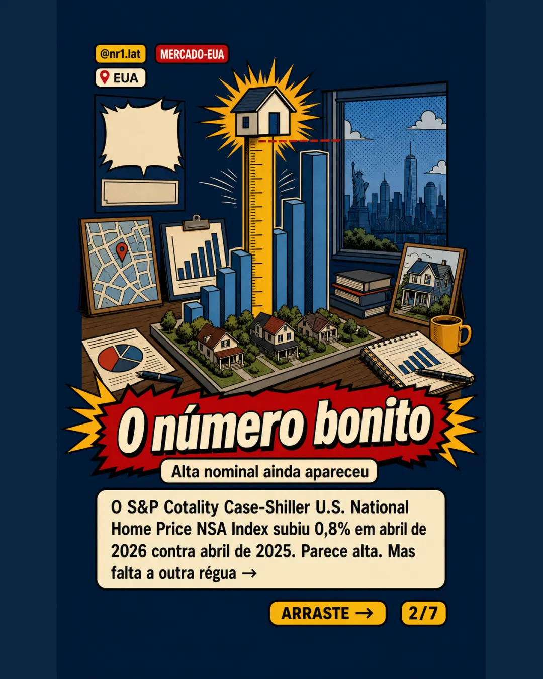 Nos EUA, imóveis caem em termos reais pelo 11º mês — imagem 2 de 7