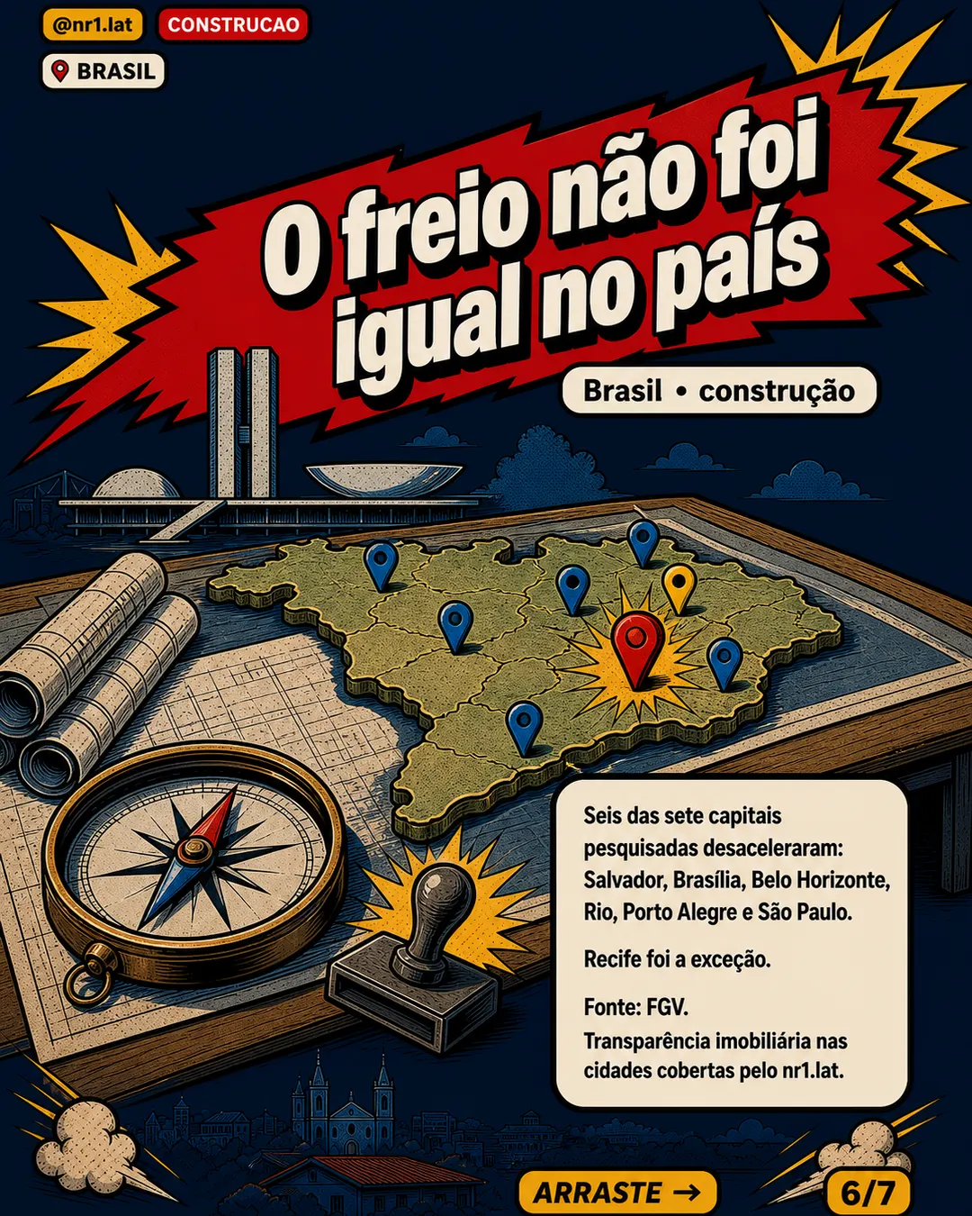 INCC desacelera no Brasil, mas construção acumula alta de 6,82% — imagem 6 de 7
