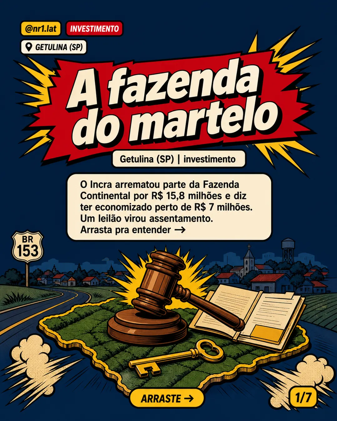 Incra compra fazenda em Getulina (SP) com desconto de R$ 7 mi — imagem 1 de 7