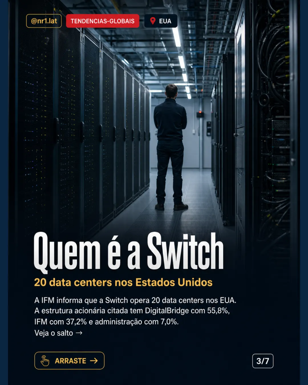 IPO da Switch põe data centers dos EUA no centro da IA — imagem 3 de 7