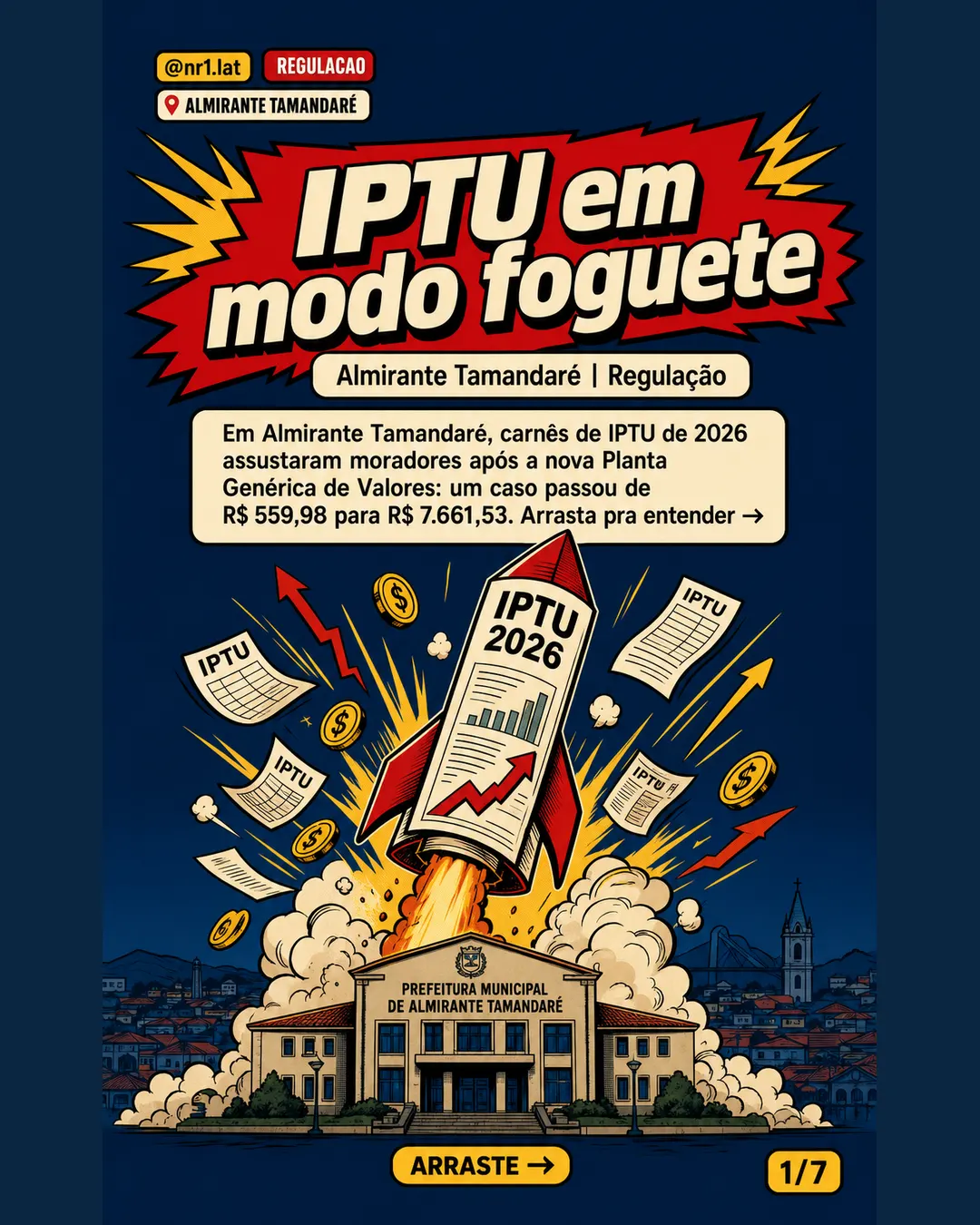 IPTU em Almirante Tamandaré dispara após nova planta — imagem 1 de 7