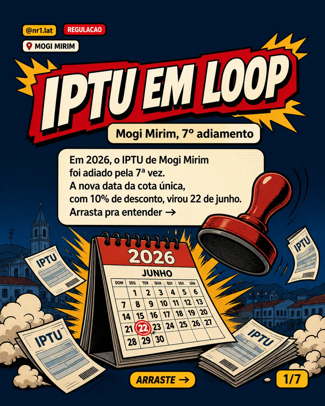 IPTU de Mogi Mirim é adiado pela 7ª vez em meio à CPI — imagem 1 de 7