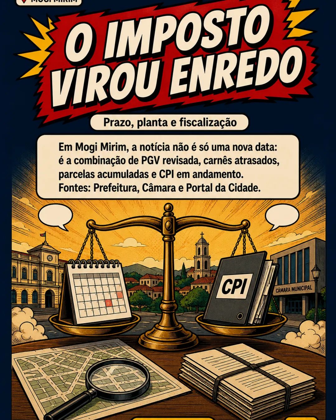 IPTU de Mogi Mirim é adiado pela 7ª vez em meio à CPI — imagem 6 de 7