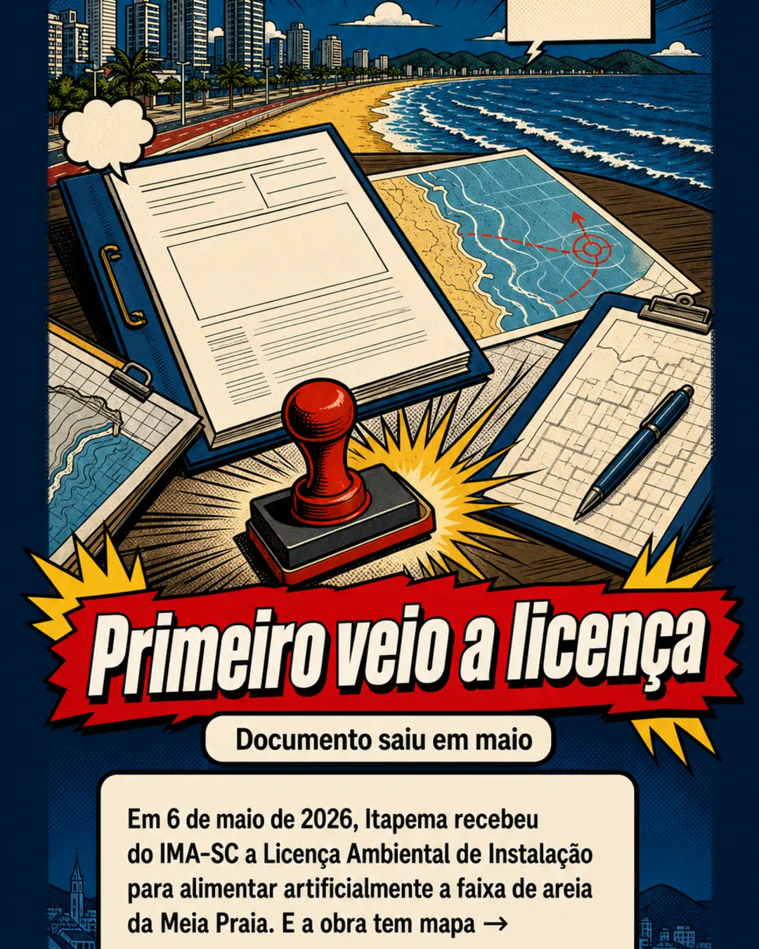 Itapema mira topo do m² com alargamento da Meia Praia — imagem 2 de 7