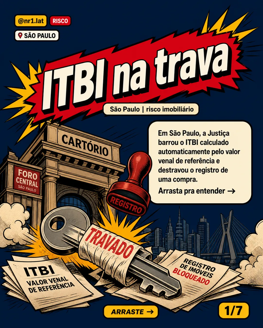 Justiça barra ITBI por valor de referência em São Paulo — imagem 1 de 7