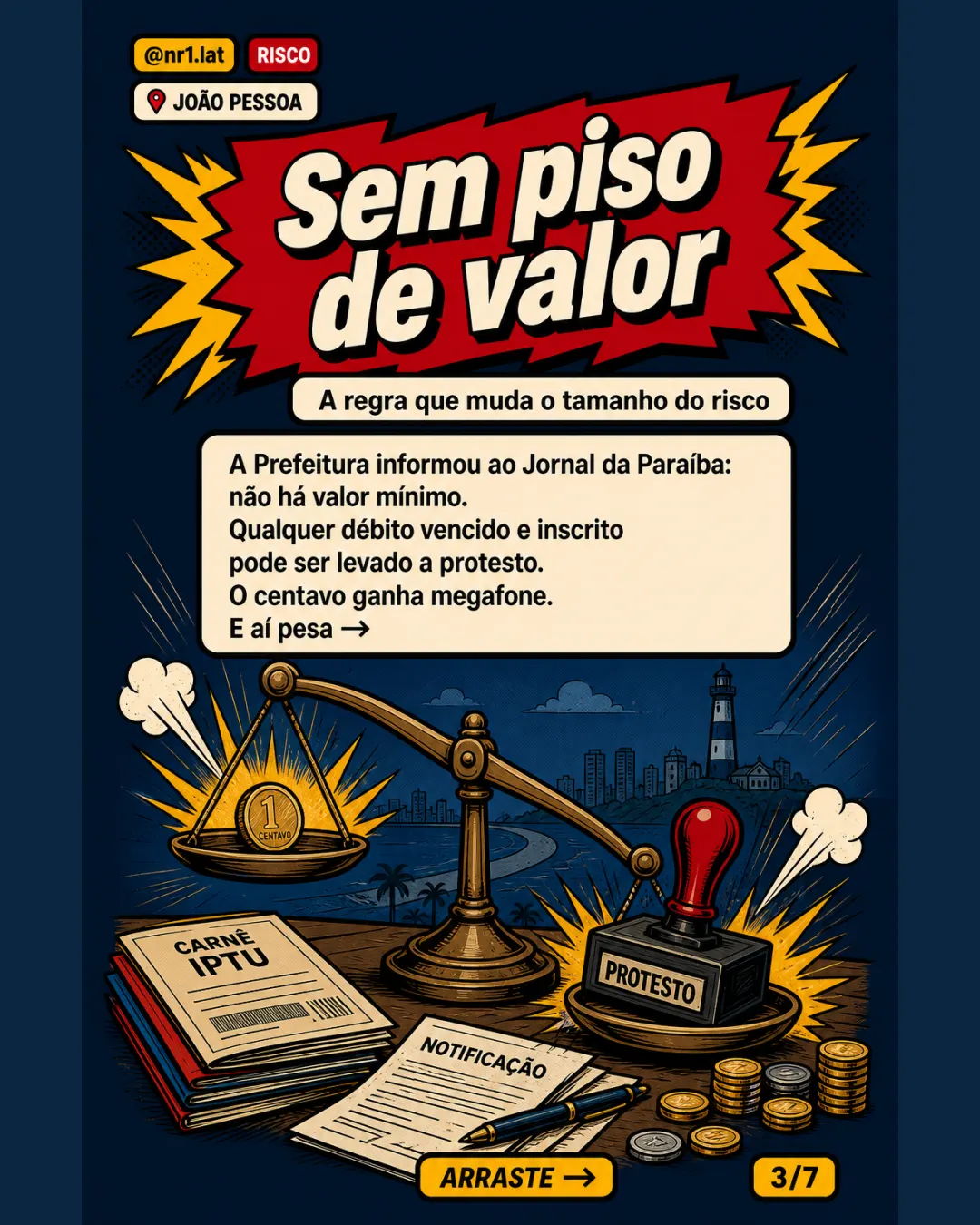 João Pessoa protesta IPTU atrasado sem valor mínimo — imagem 3 de 7