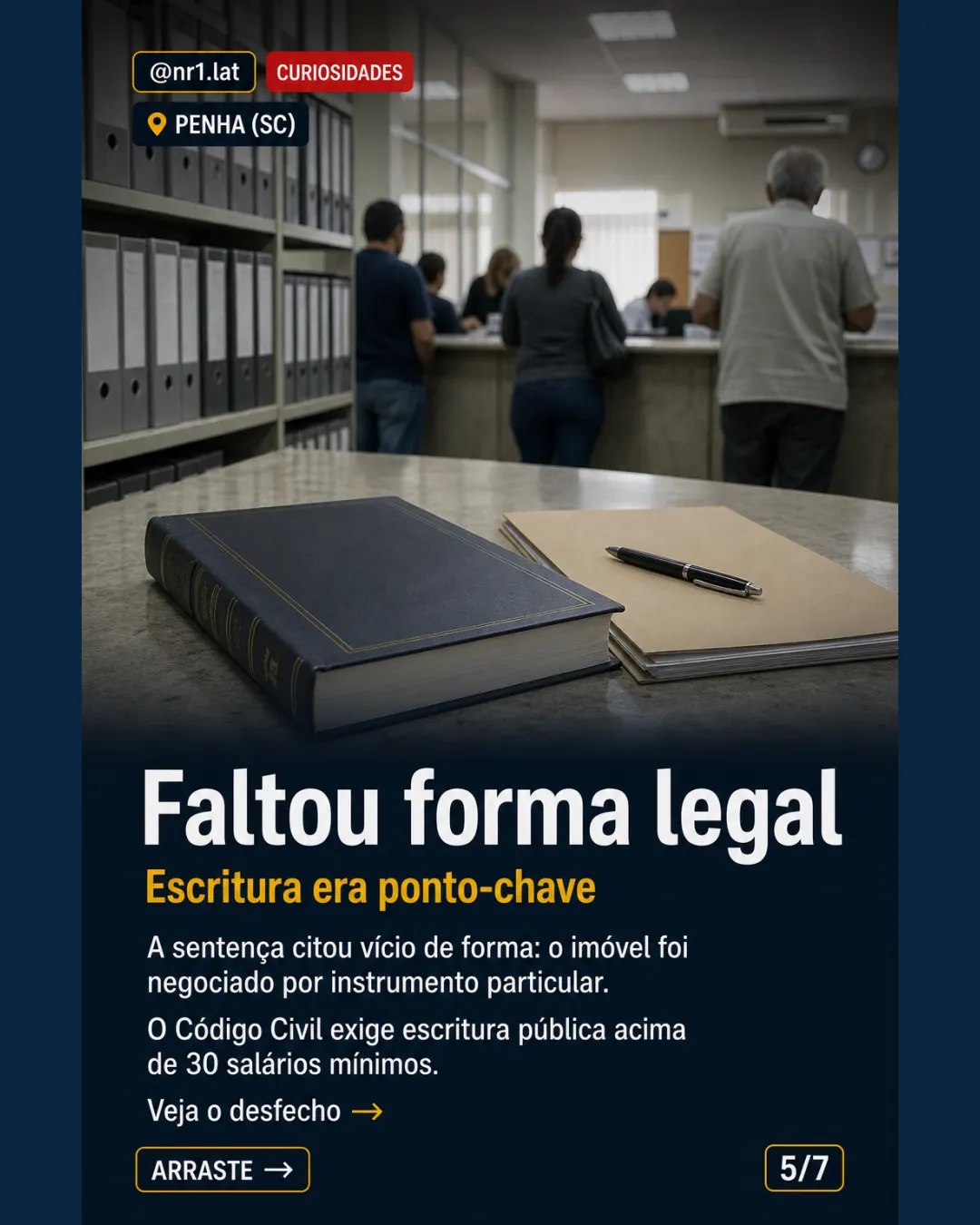 Justiça anula venda de imóvel de idosos em Penha (SC) — imagem 5 de 7