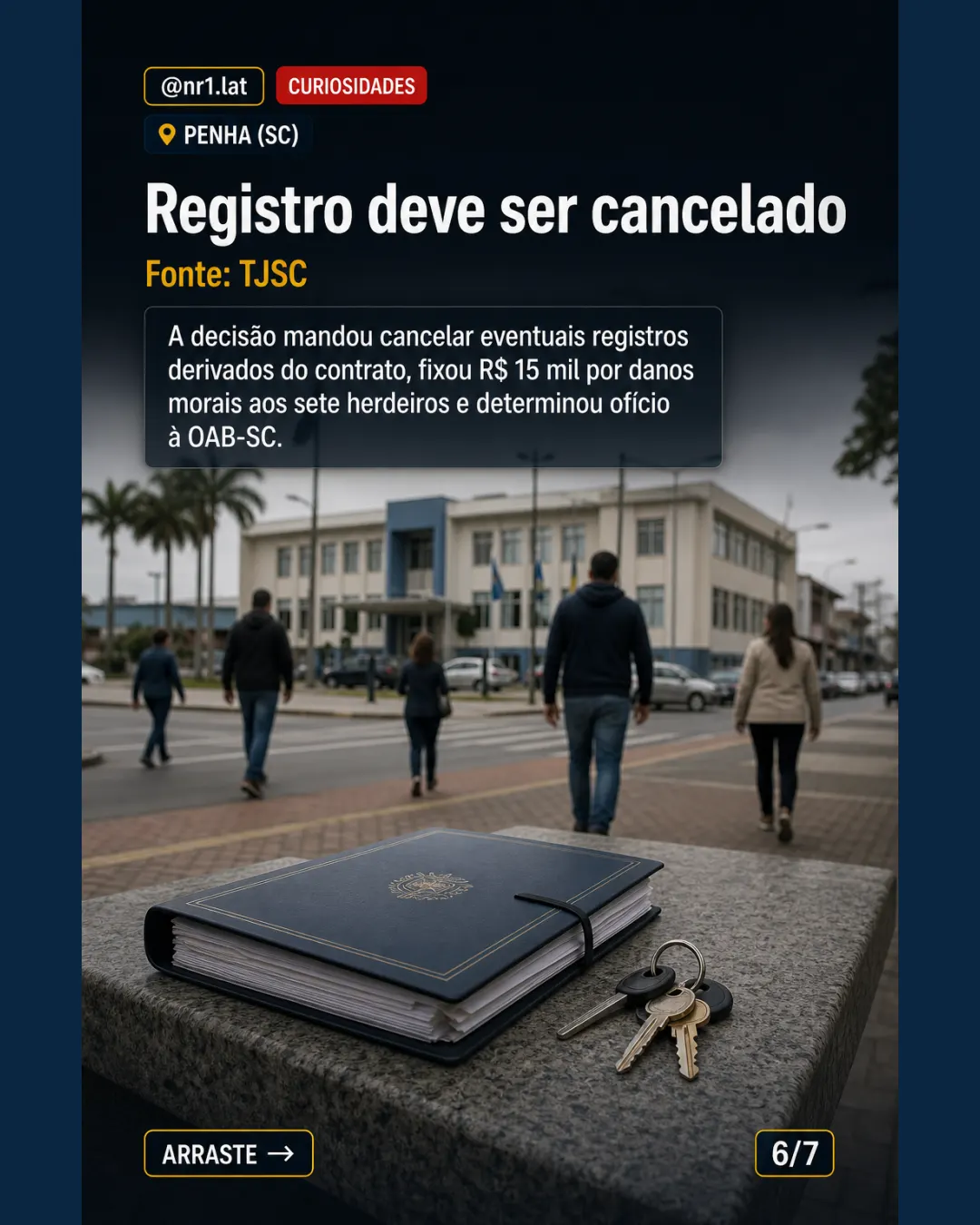 Justiça anula venda de imóvel de idosos em Penha (SC) — imagem 6 de 7