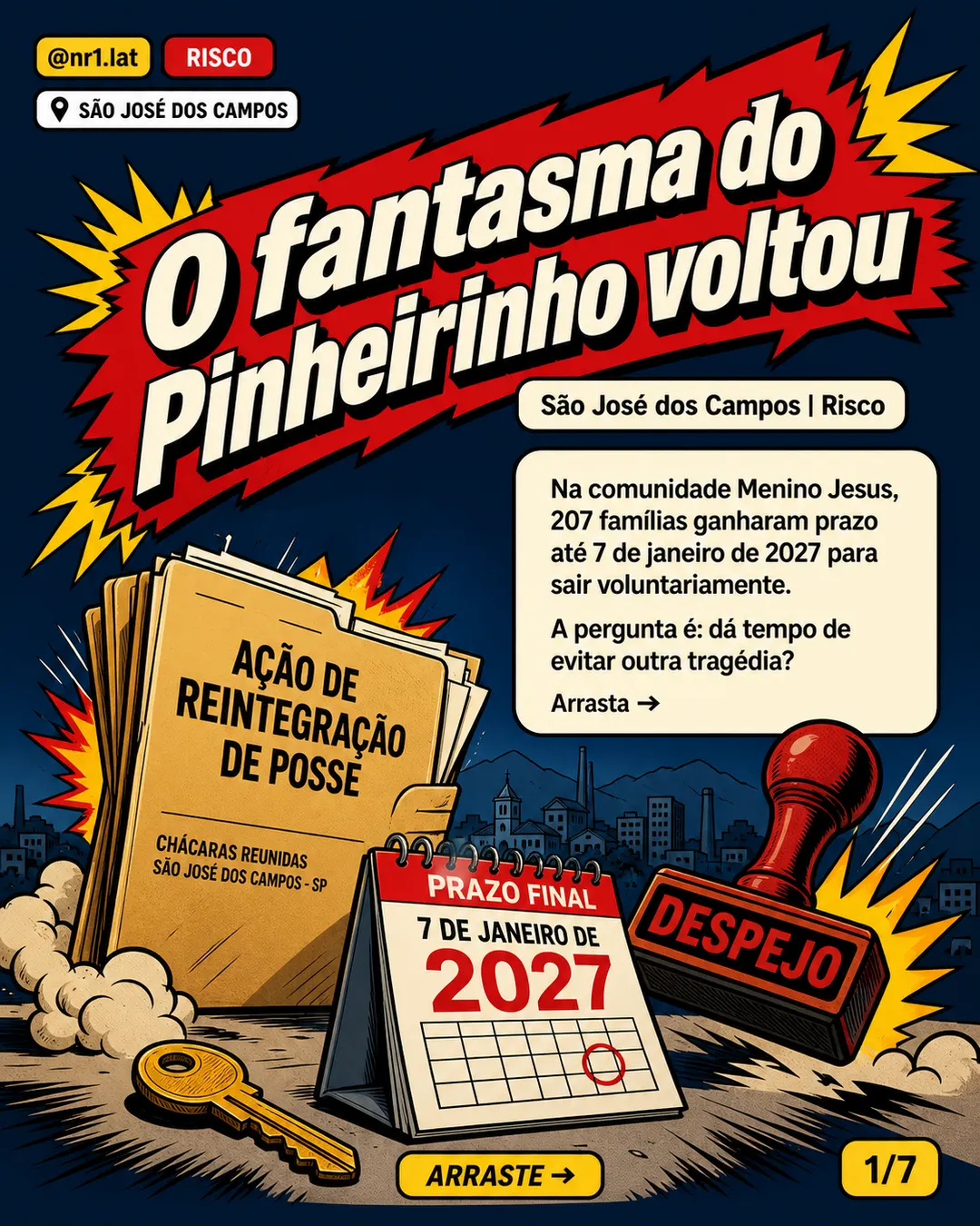 São José dos Campos: Justiça tenta evitar novo Pinheirinho — imagem 1 de 7
