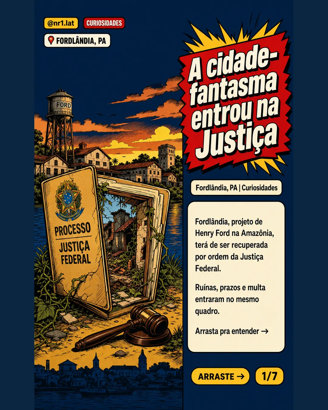 Justiça manda recuperar imóveis de Fordlândia, PA — imagem 1 de 7