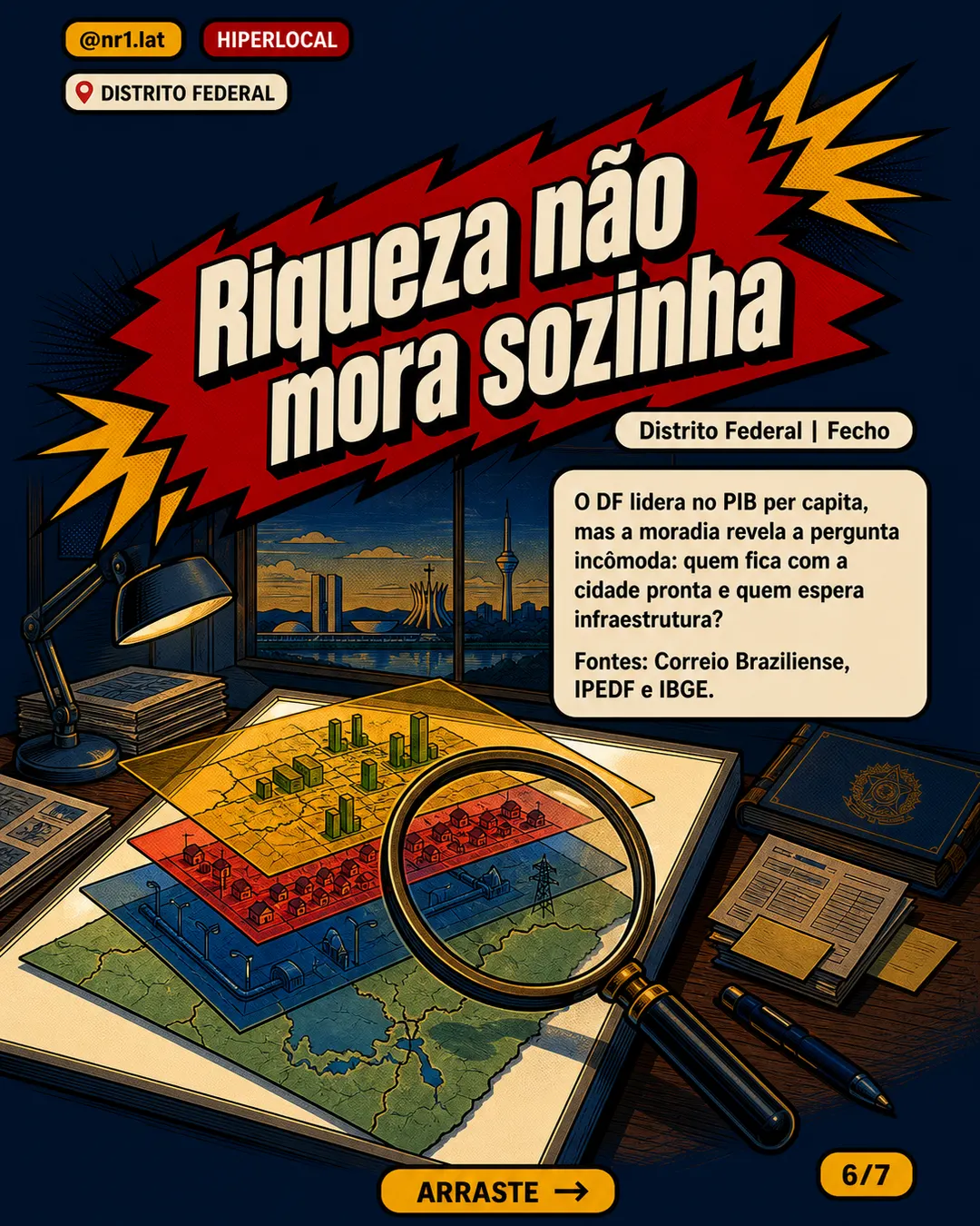 Lago Sul ganha 23,8 vezes mais que Estrutural no Distrito Federal — imagem 6 de 7