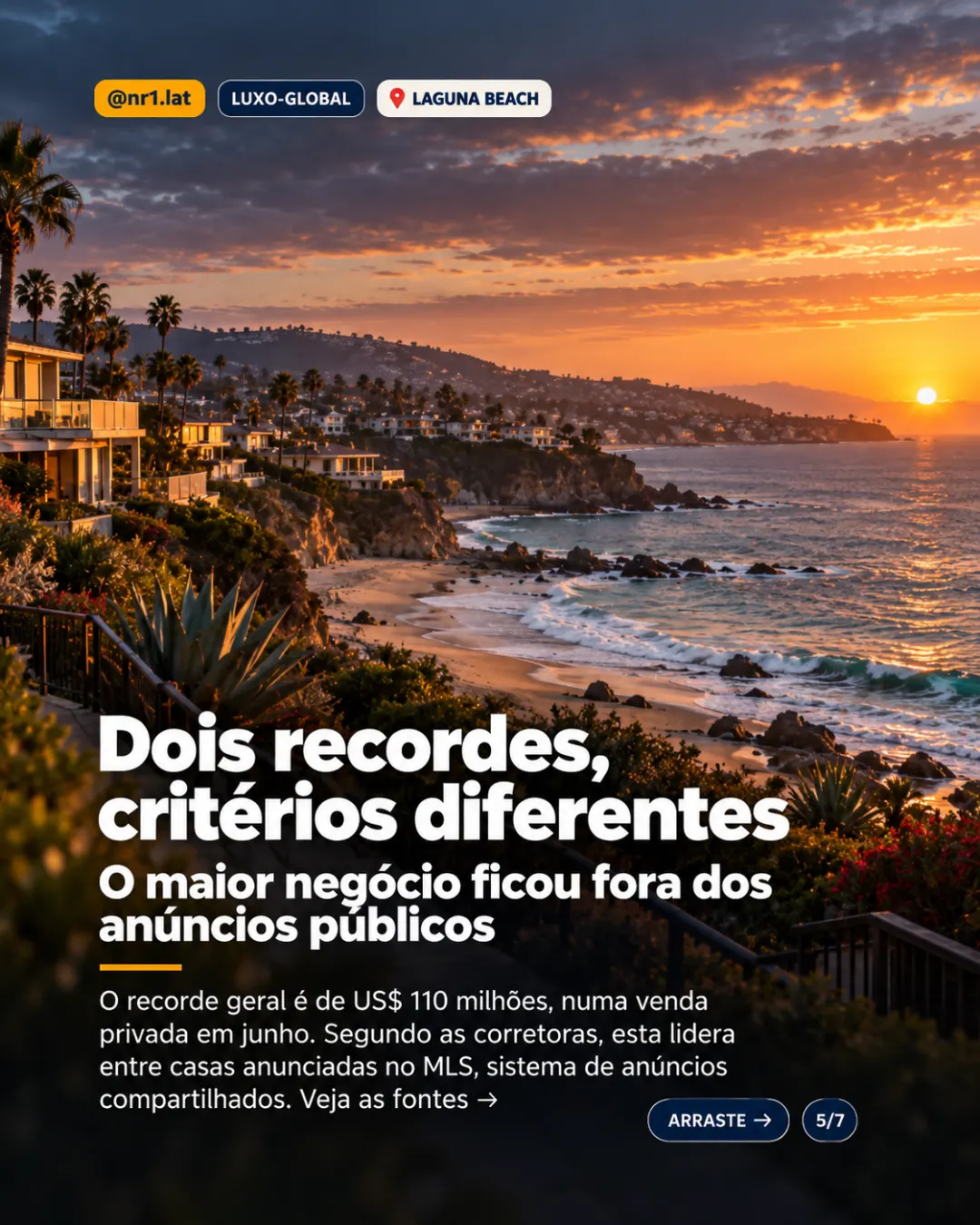 Mansão em Laguna Beach é vendida por US$ 82,57 milhões após desconto — imagem 5 de 7