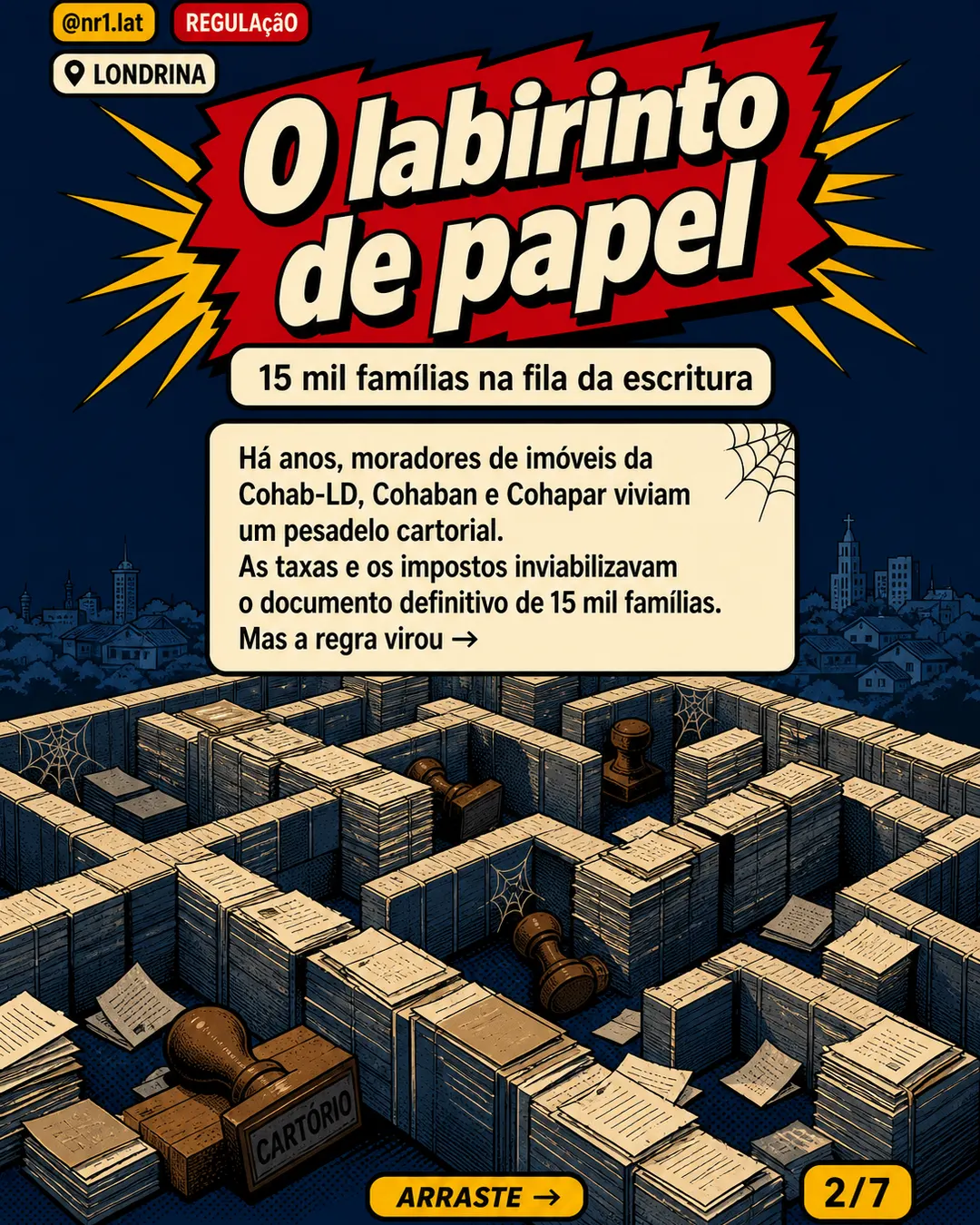 Londrina corta ITBI em 75% e barateia registro de imóveis sociais — imagem 2 de 7