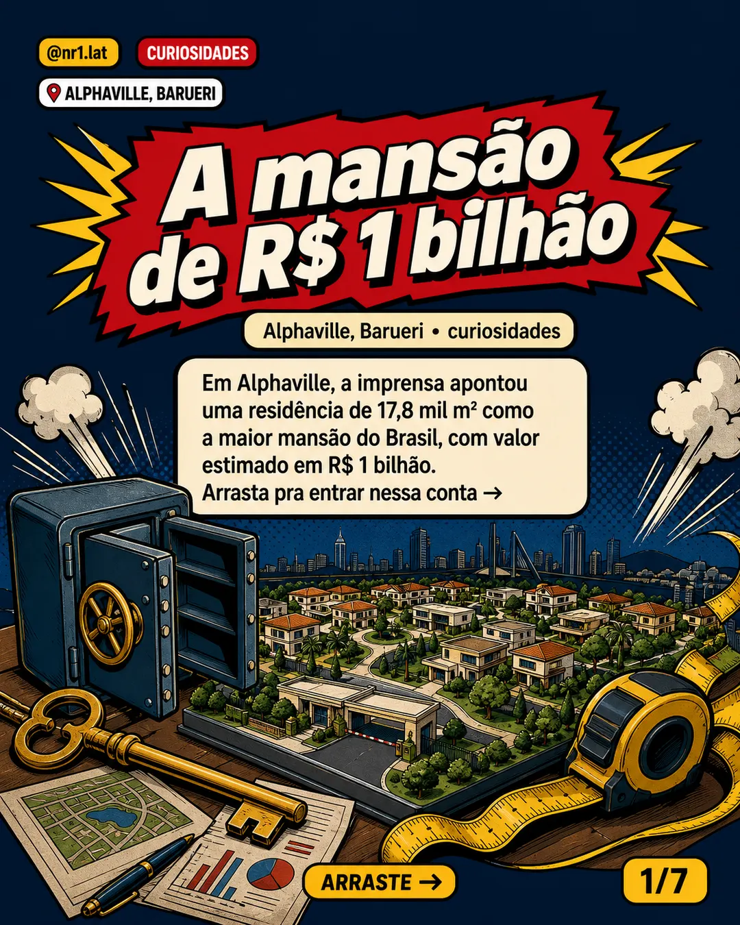 Mansão de R$ 1 bilhão em Alphaville recoloca Barueri no topo do luxo — imagem 1 de 7