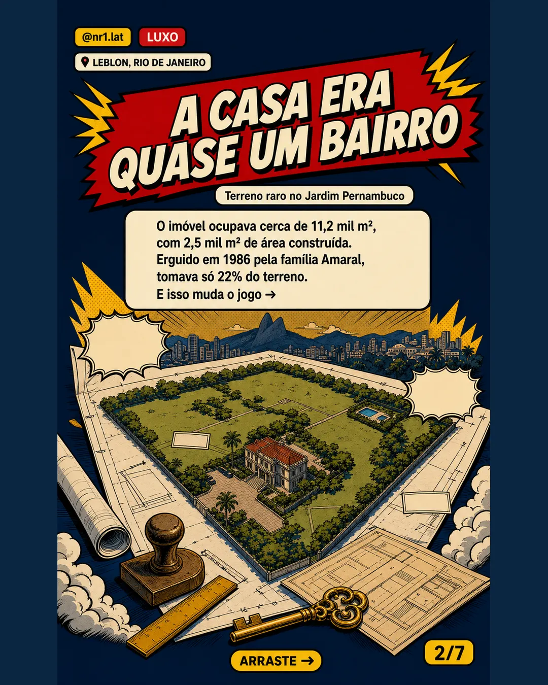 Mansão de R$ 220 mi vira condomínio no Leblon — imagem 2 de 7
