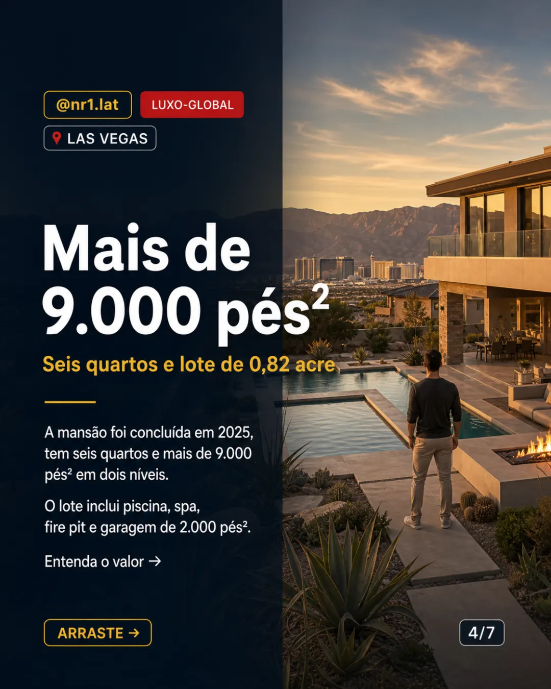 Mansão de US$ 25 mi lidera vendas de imóveis em Las Vegas — imagem 4 de 7