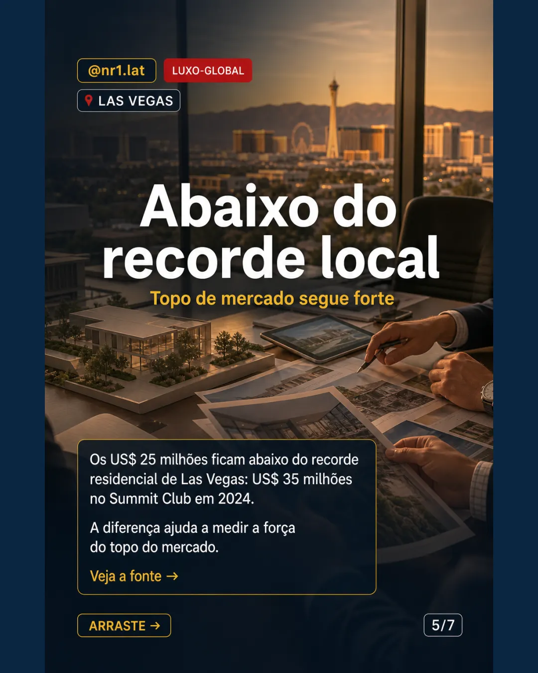 Mansão de US$ 25 mi lidera vendas de imóveis em Las Vegas — imagem 5 de 7