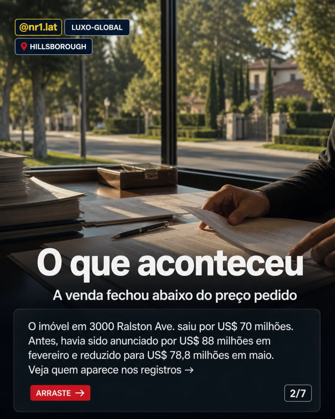 Mansão de US$ 70 mi em Hillsborough expõe luxo da IA — imagem 2 de 7
