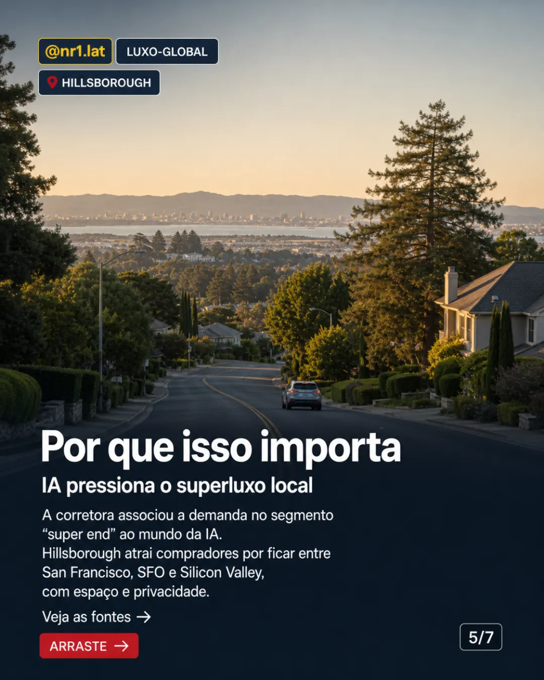 Mansão de US$ 70 mi em Hillsborough expõe luxo da IA — imagem 5 de 7