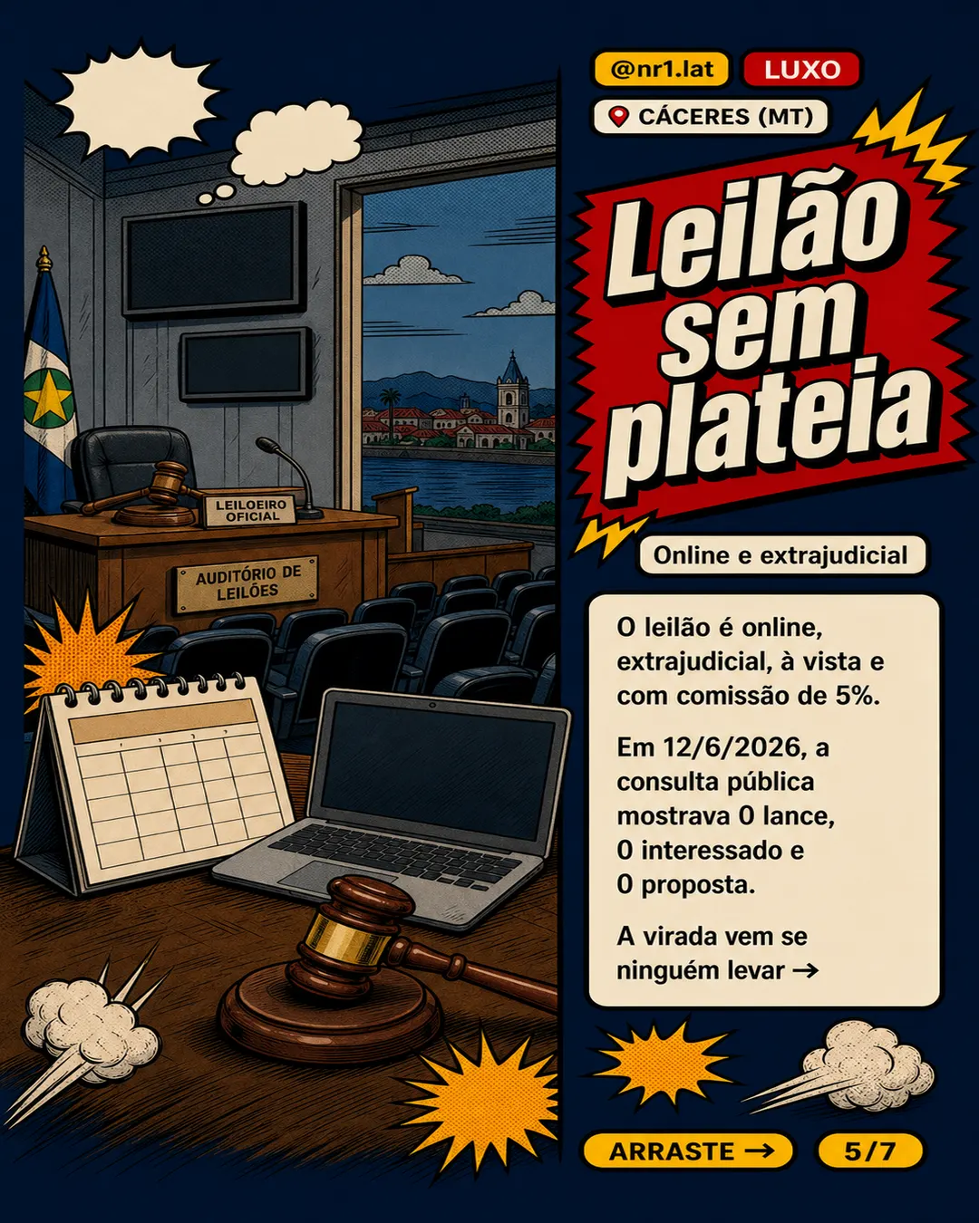 Mansão em Cáceres (MT) vai a leilão por dívida rural — imagem 5 de 7