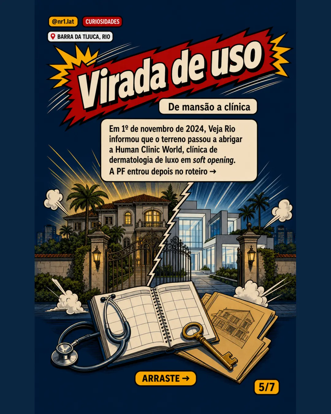 Mansão de 2.904 m² vira clínica na Barra da Tijuca, Rio — imagem 5 de 7