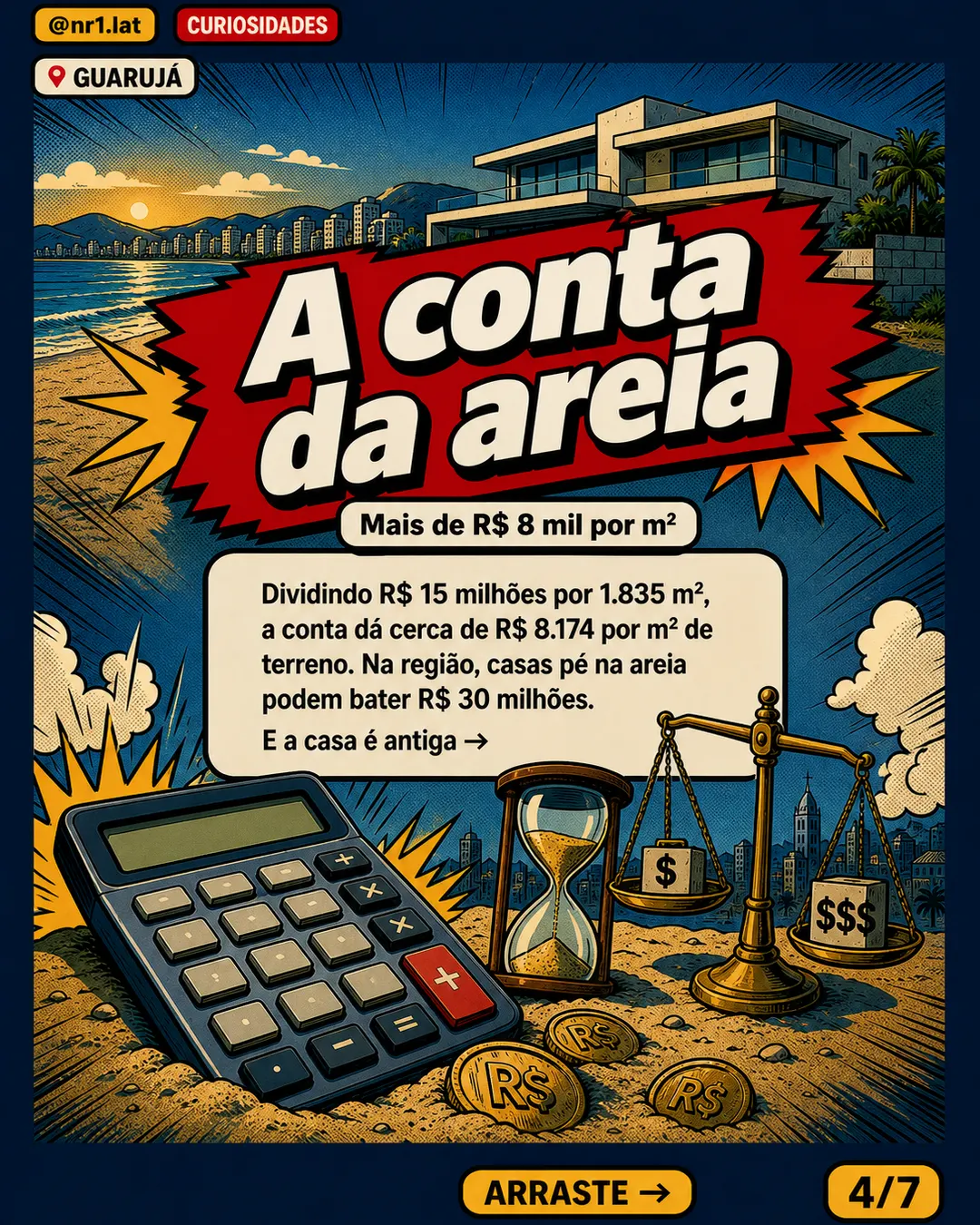Mansão de Silvio Santos no Guarujá é avaliada em mais de R$ 15 mi — imagem 4 de 7