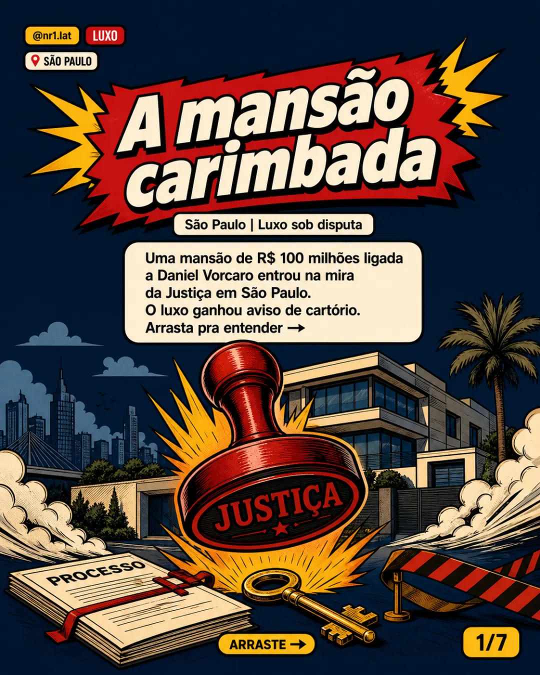 Justiça em São Paulo põe protesto em mansão de R$ 100 mi — imagem 1 de 7