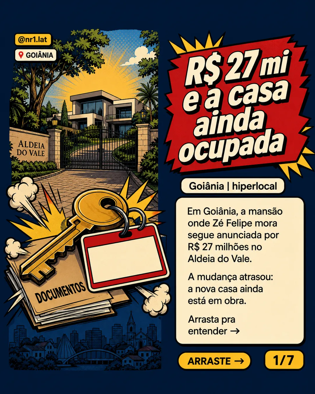 Mansão de Zé Felipe em Goiânia segue à venda por R$ 27 mi — imagem 1 de 7