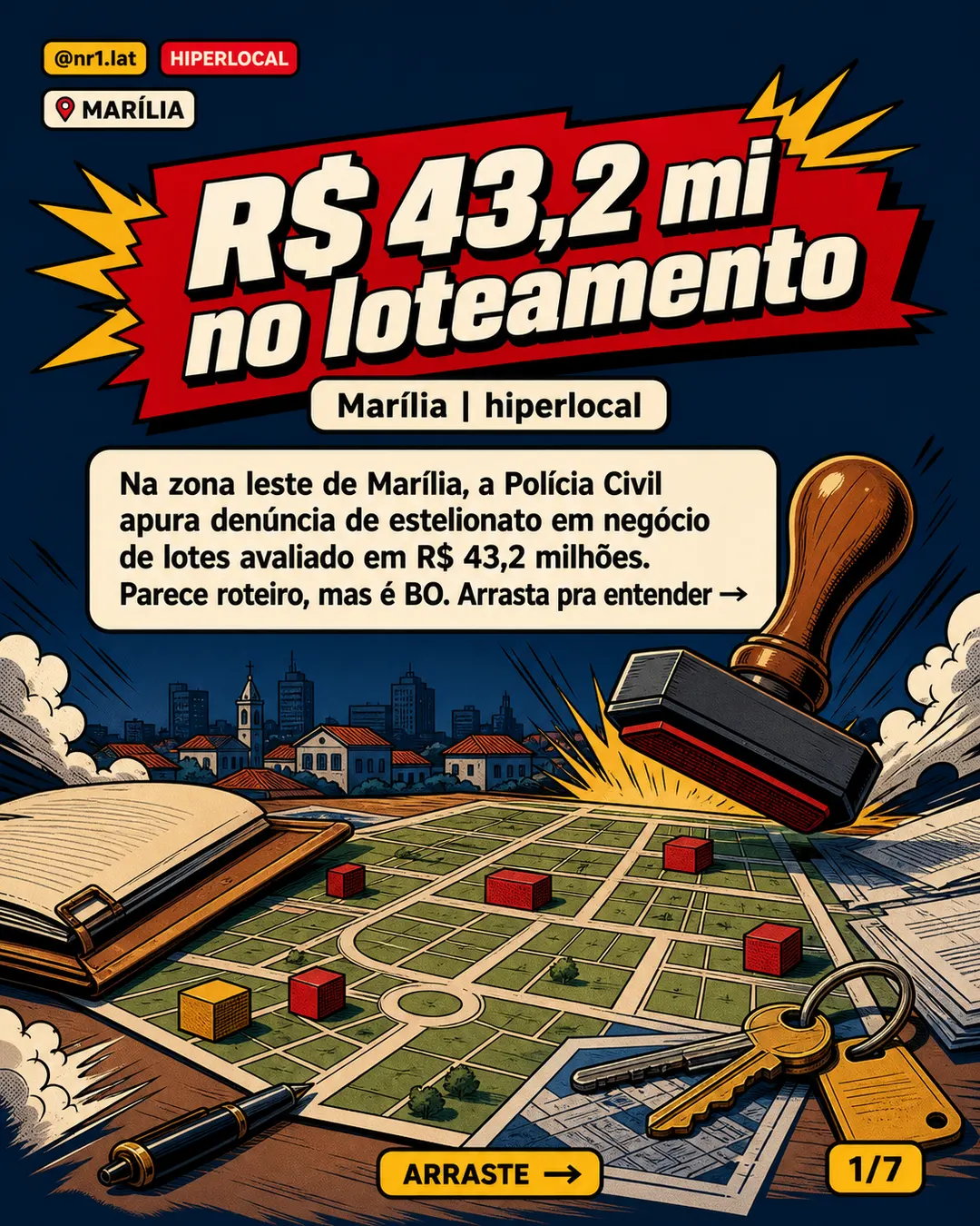 Marília apura suposto golpe de R$ 43 mi em loteamento — imagem 1 de 7