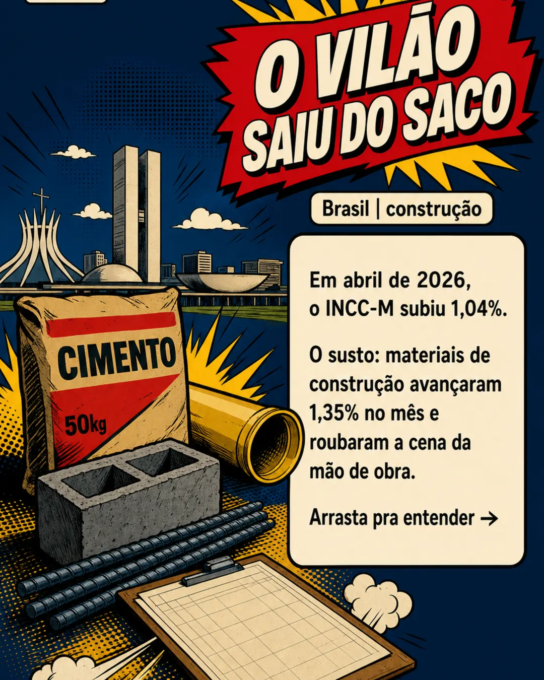 Materiais puxam alta da construção no Brasil em abril — imagem 1 de 7