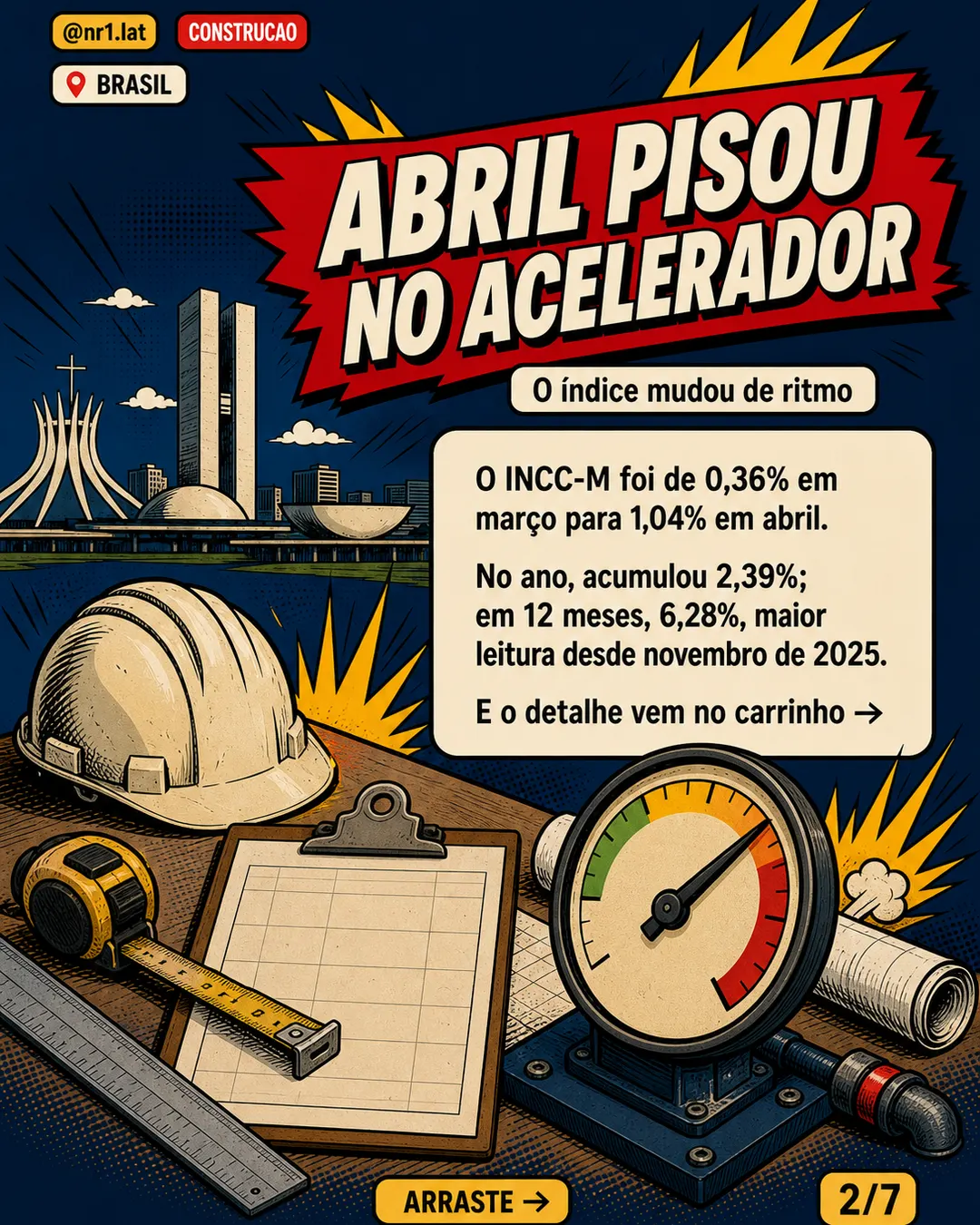 Materiais puxam alta da construção no Brasil em abril — imagem 2 de 7