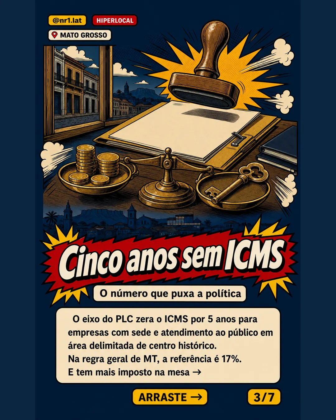 Mato Grosso aprova ICMS zero para reocupar centros históricos — imagem 3 de 7