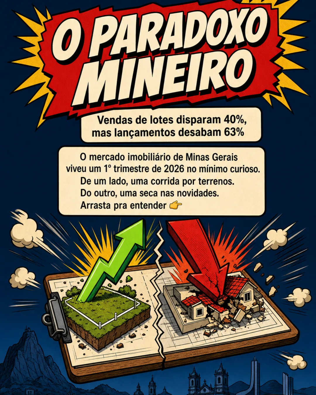 Mercado Imobiliário em Minas Gerais: Venda de Lotes Sobe 41% — imagem 1 de 7