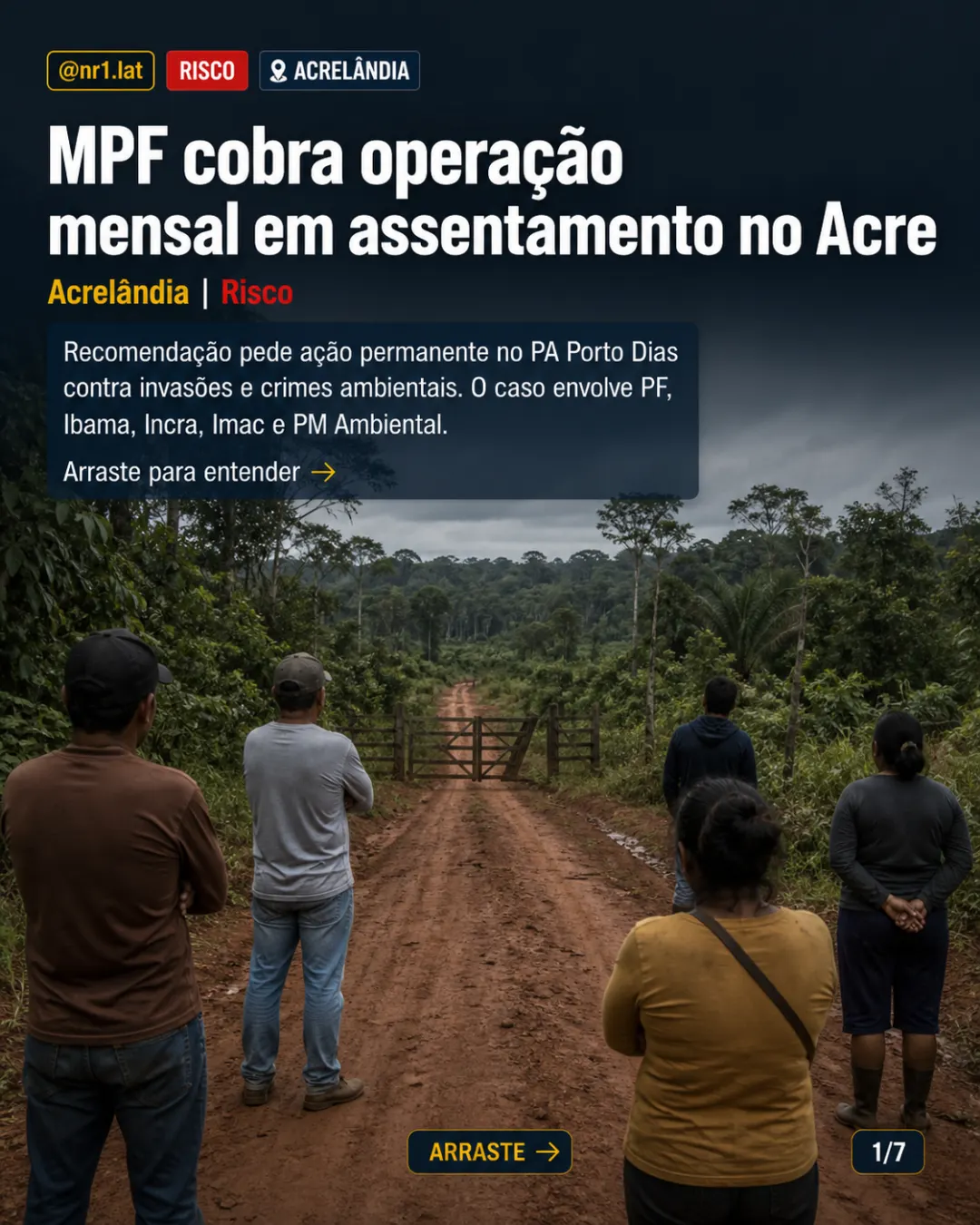MPF cobra ações mensais contra invasões em Acrelândia — imagem 1 de 7