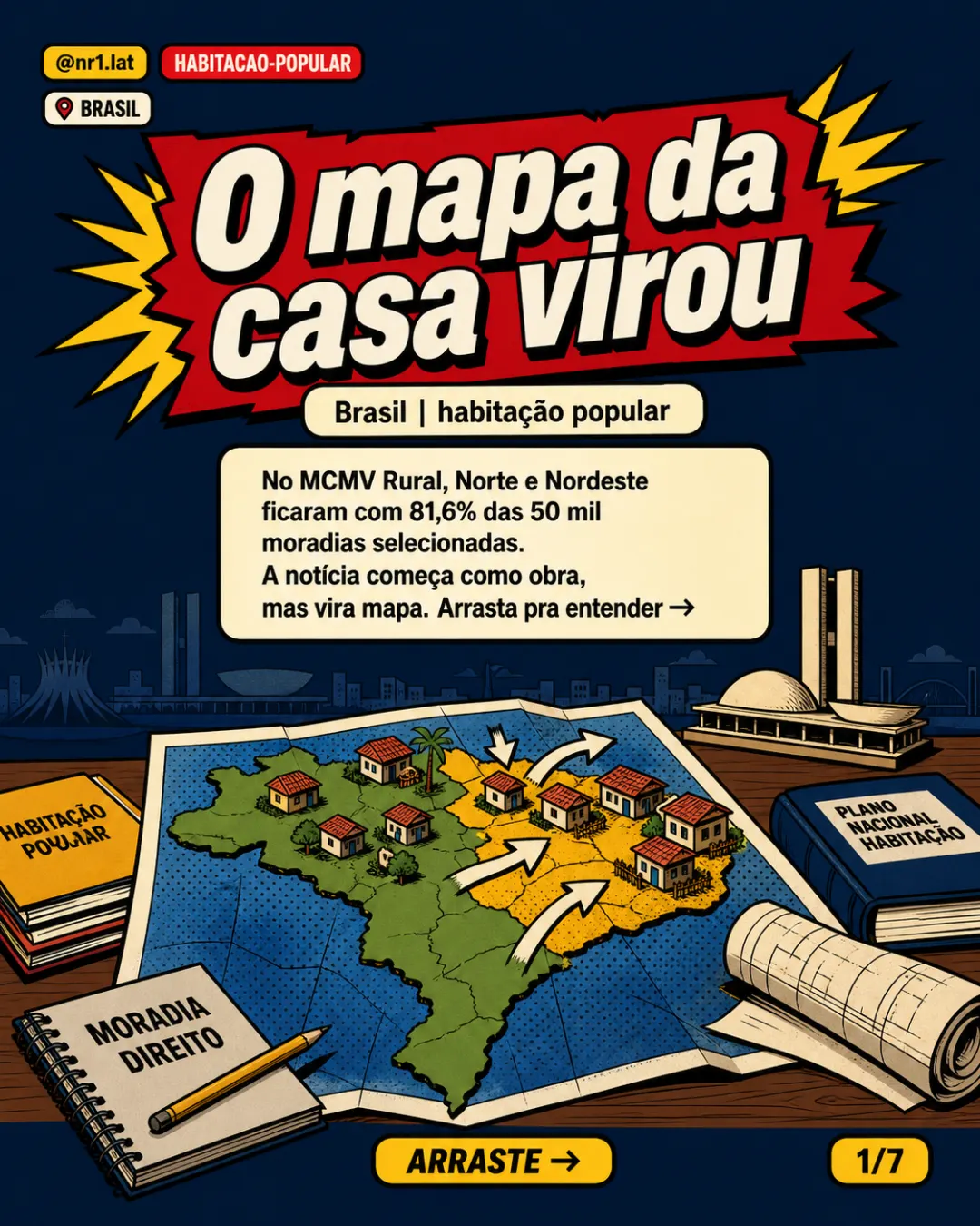 Brasil: Norte e Nordeste ficam com 81,6% das casas rurais do MCMV — imagem 1 de 7