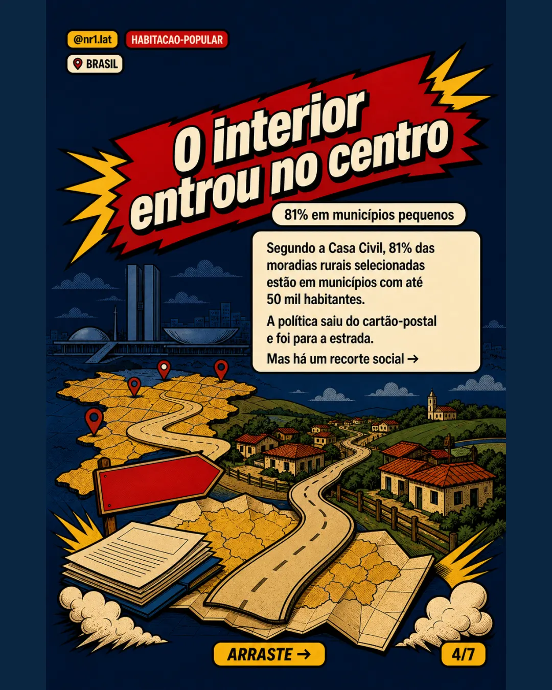 Brasil: Norte e Nordeste ficam com 81,6% das casas rurais do MCMV — imagem 4 de 7