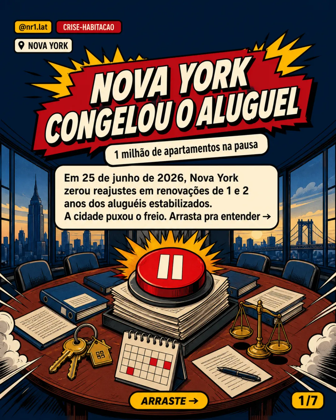 Nova York congela aluguel em 1 milhão de imóveis regulados — imagem 1 de 7