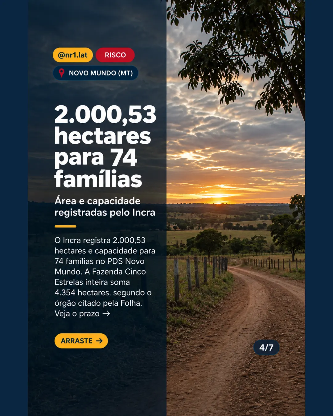 Novo Mundo (MT): famílias aguardam saída de fazendeiros de área federal — imagem 4 de 7