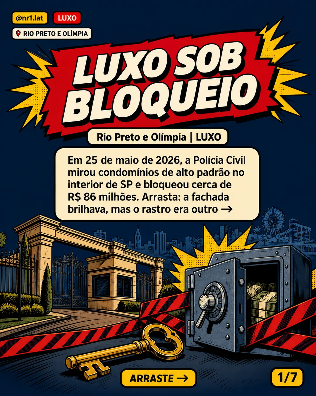 Operação bloqueia R$ 86 mi em imóveis de luxo em Rio Preto e Olímpia — imagem 1 de 7