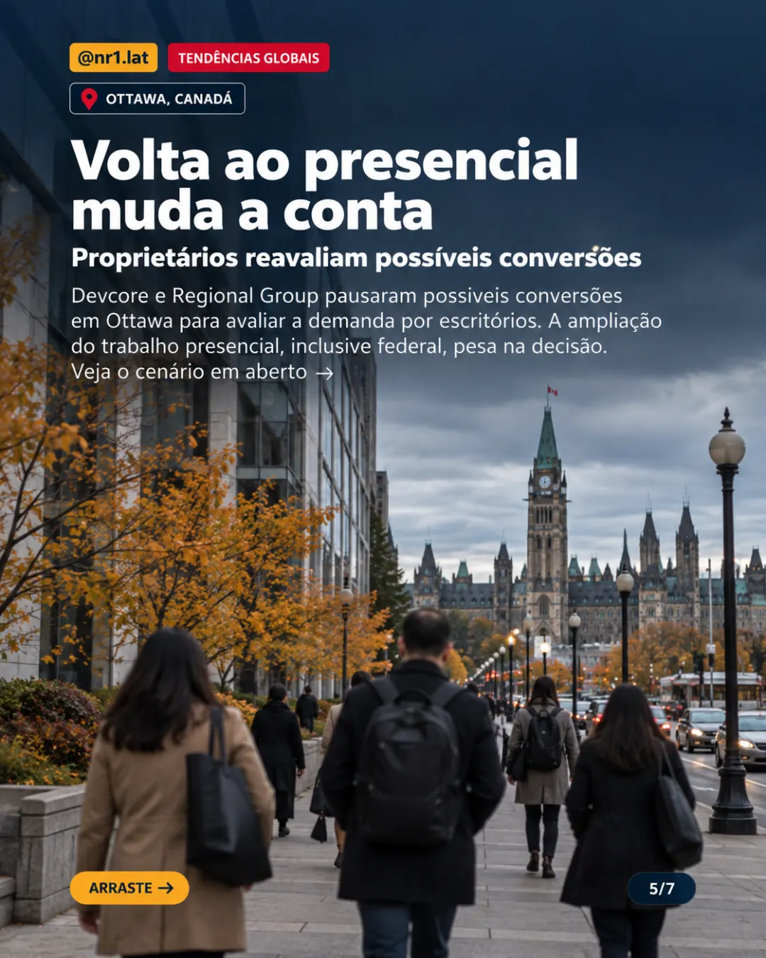 Ottawa, Canadá: seis prédios de escritórios viram 1.400 moradias — imagem 5 de 7