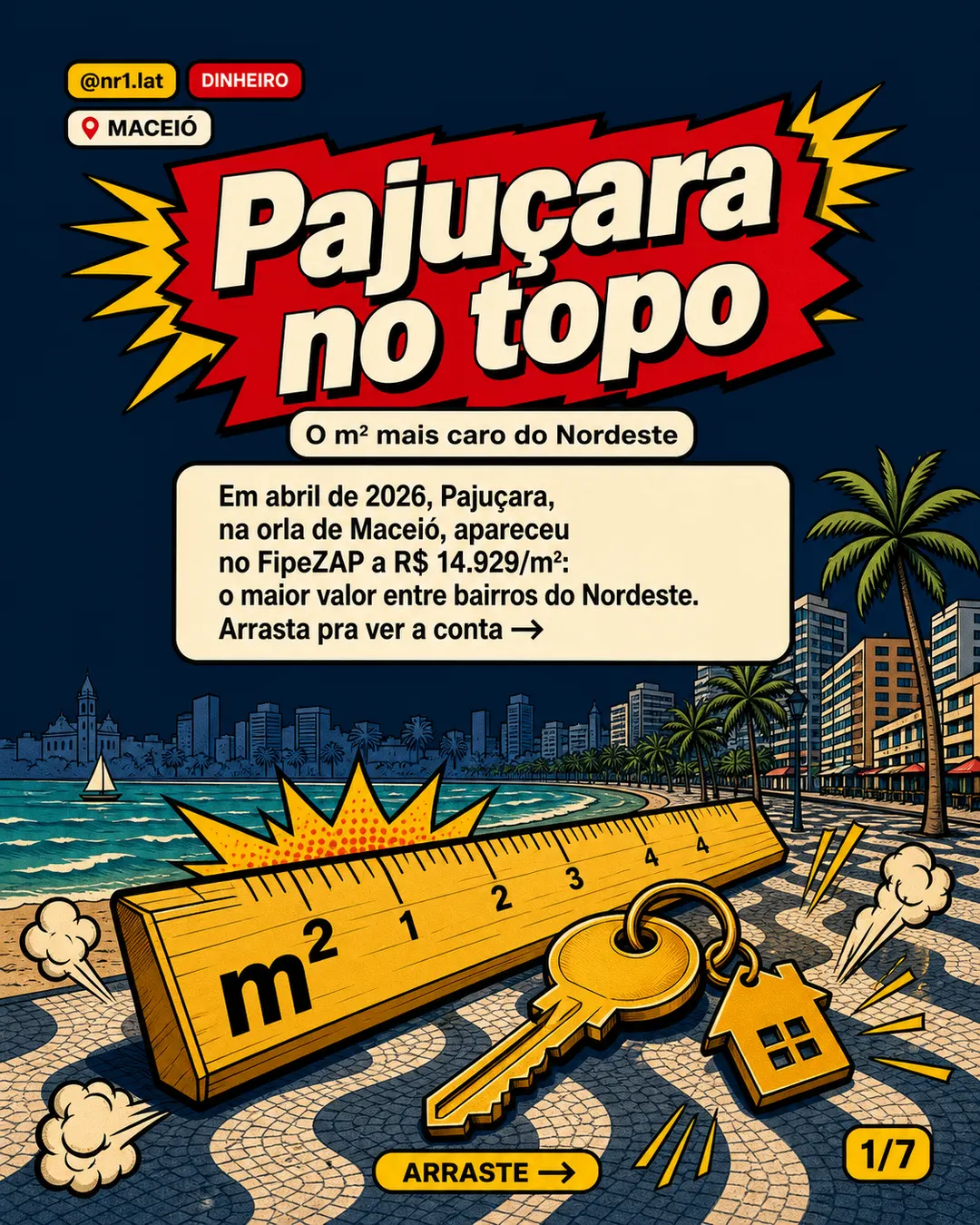 Pajuçara leva Maceió ao topo do m² no Nordeste — imagem 1 de 7