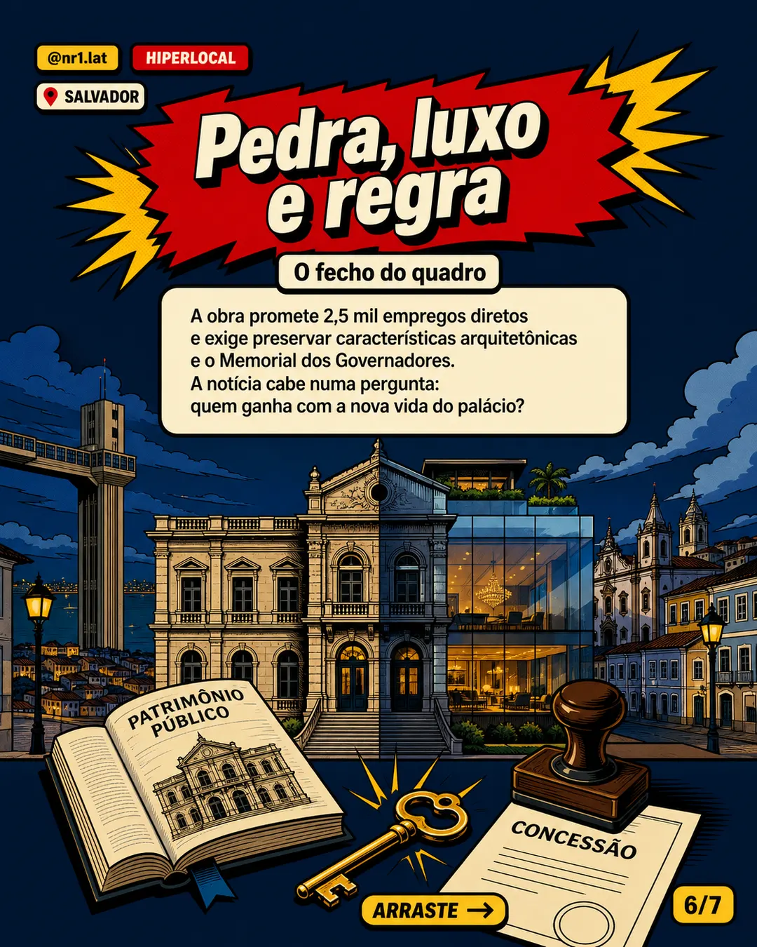 Palácio Rio Branco vira hotel de R$ 250 mi em Salvador — imagem 6 de 7