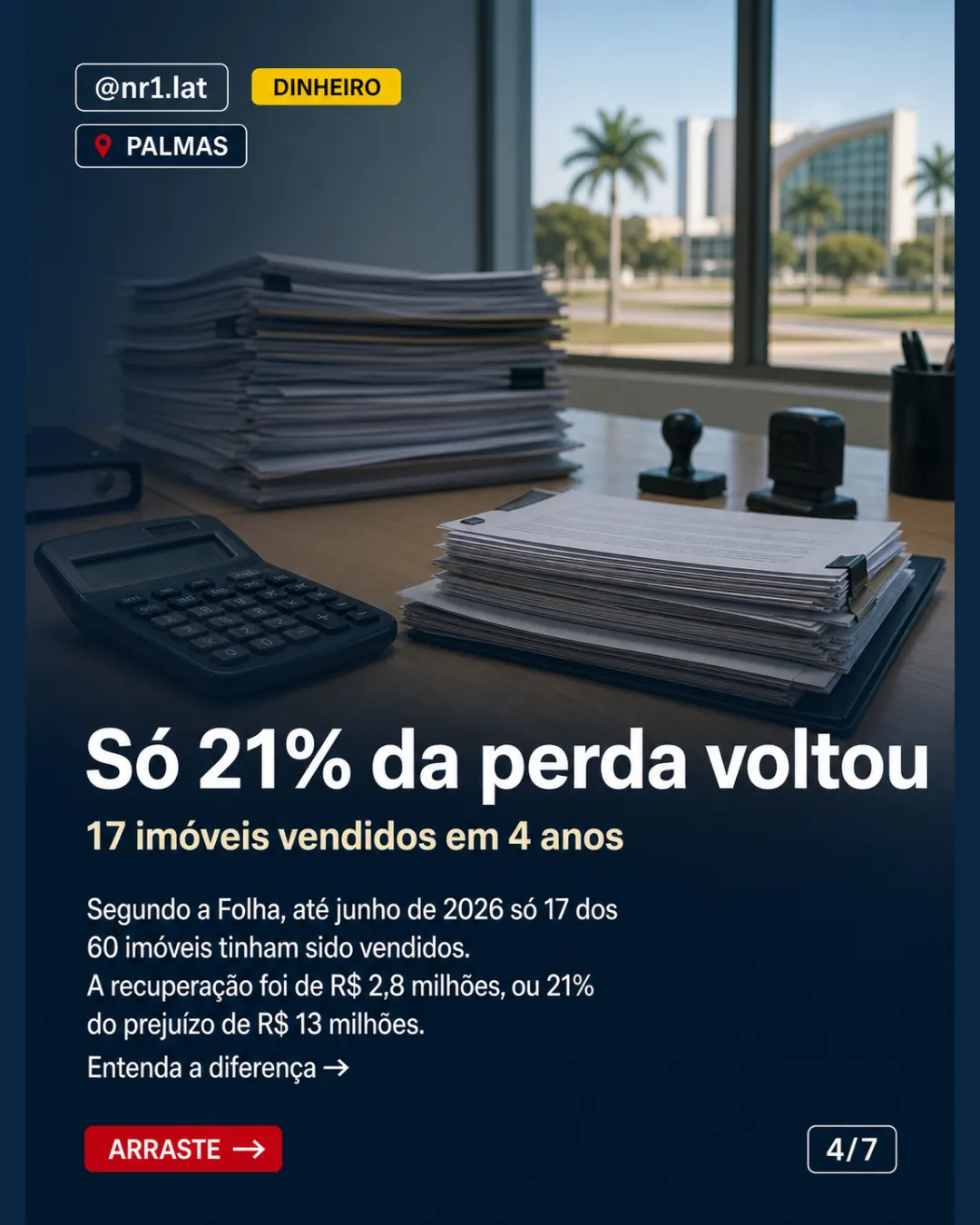 Em Palmas, Coaf viu imóvel do Master saltar a R$ 591 mil — imagem 4 de 7