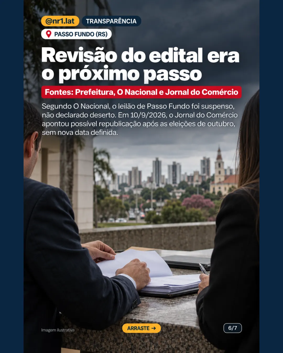 Passo Fundo suspende leilão de área de R$ 81 milhões sem propostas — imagem 6 de 7