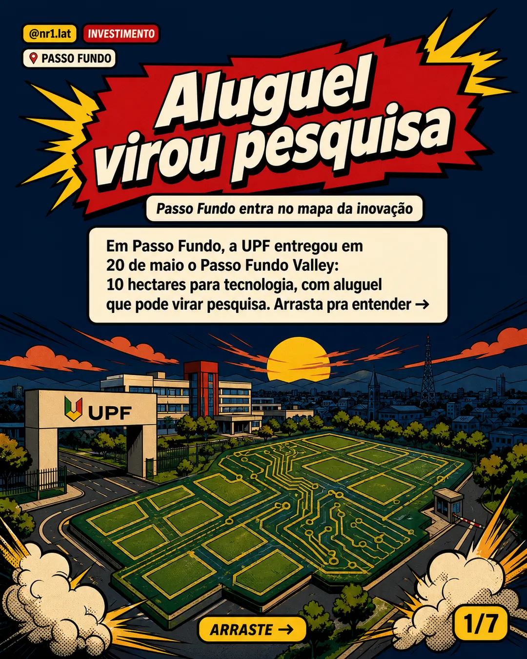 Passo Fundo lança distrito com 34 lotes para P&D — imagem 1 de 7