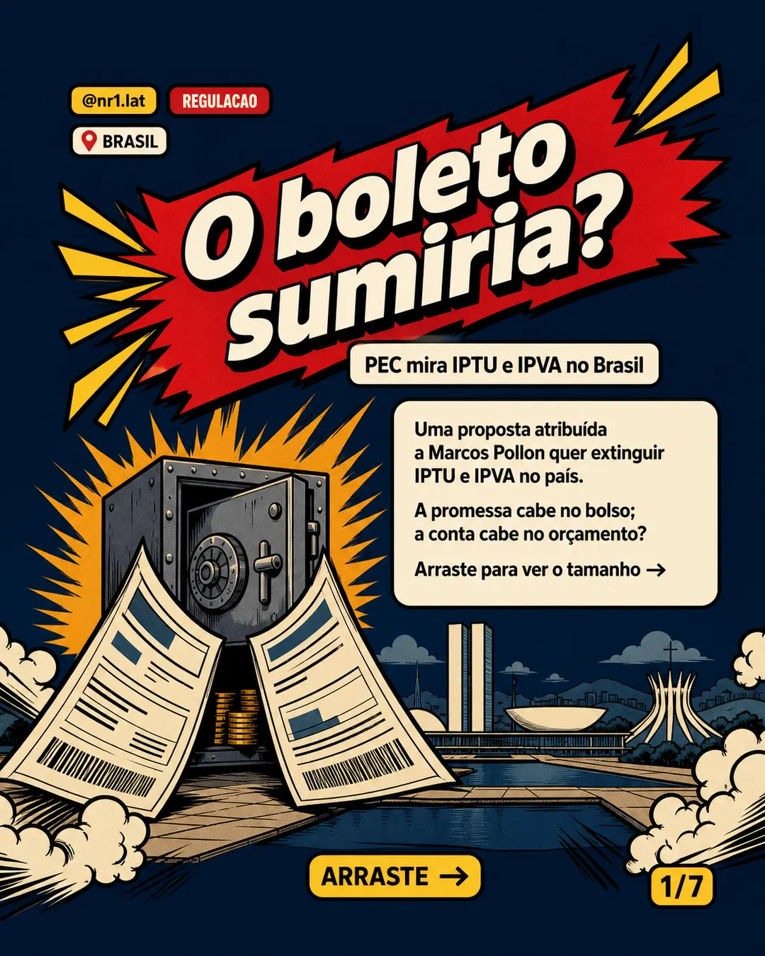 PEC mira fim do IPTU e IPVA no Brasil e prevê compensação — imagem 1 de 7